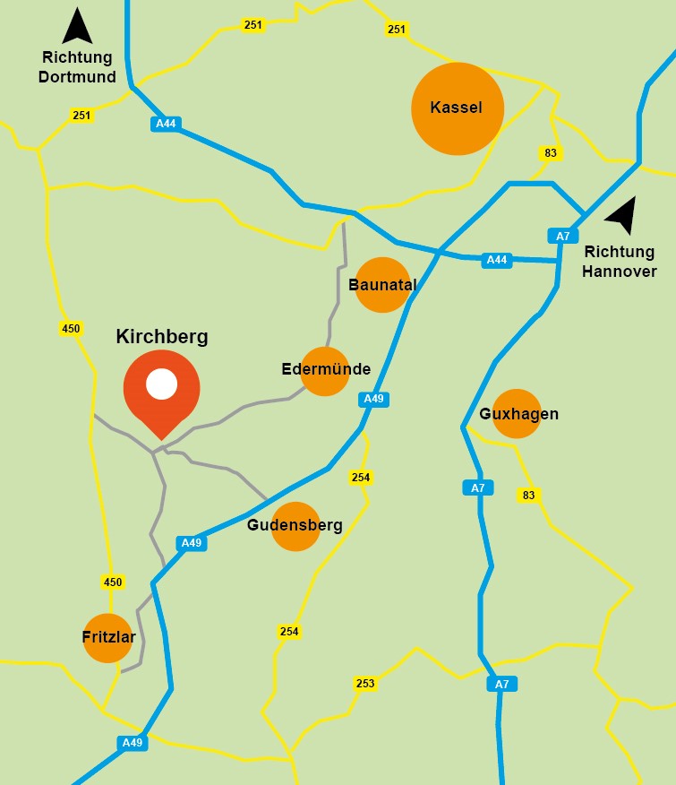 Gewerbehof Karte